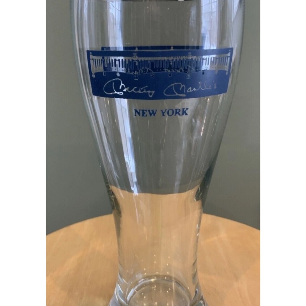 New York Yankees Mickey Mantle Pint Glass